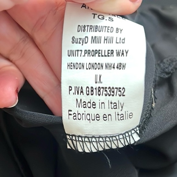 Suzy-D, London,Elegant Black Wide-Leg Palazzo Pants,Pull-On,Elastic,Size Small - Picture 2 of 13